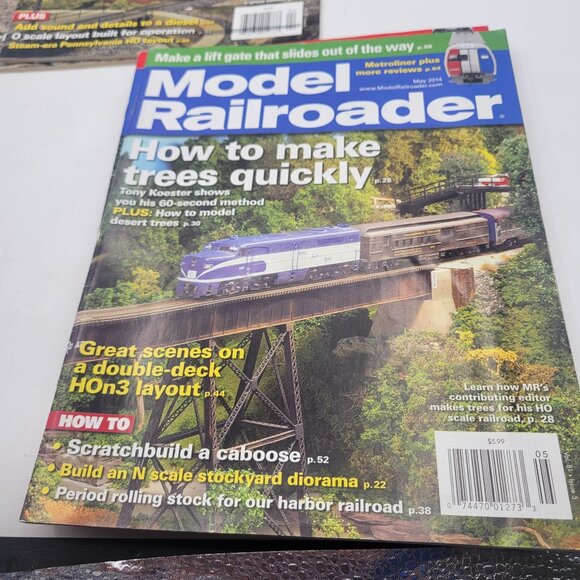 Model Railroader Magazine LOT of 6 ISSUES from 2014 for Model Trains - Picture 8 of 13